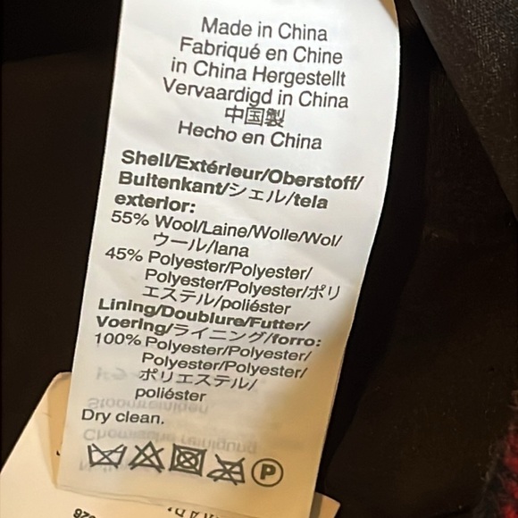 NWT J.Crew | Red & Black Plaid Wool-blend A-line Skirt Size 4 Holiday Winter - Picture 6 of 8